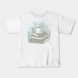 Books And Tea Kids T-Shirt